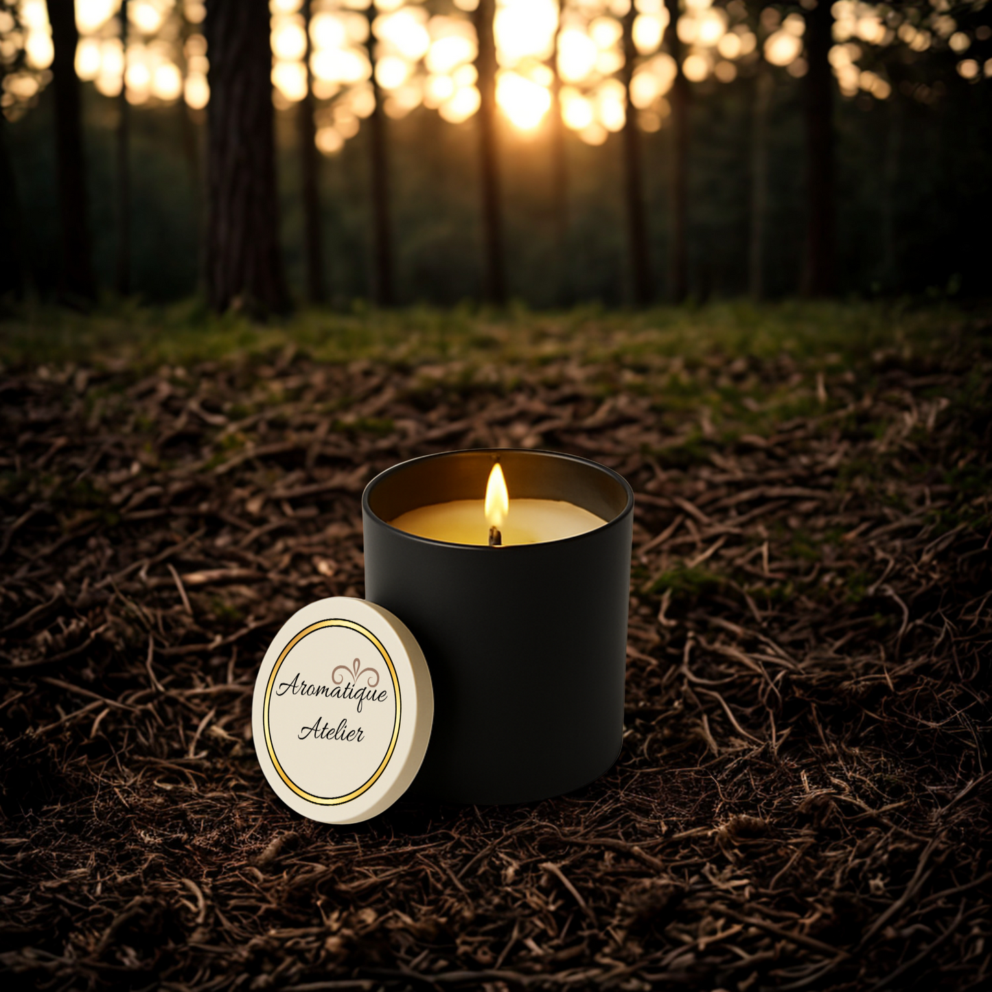 47+H Premium Kaars - Woodland Fireside