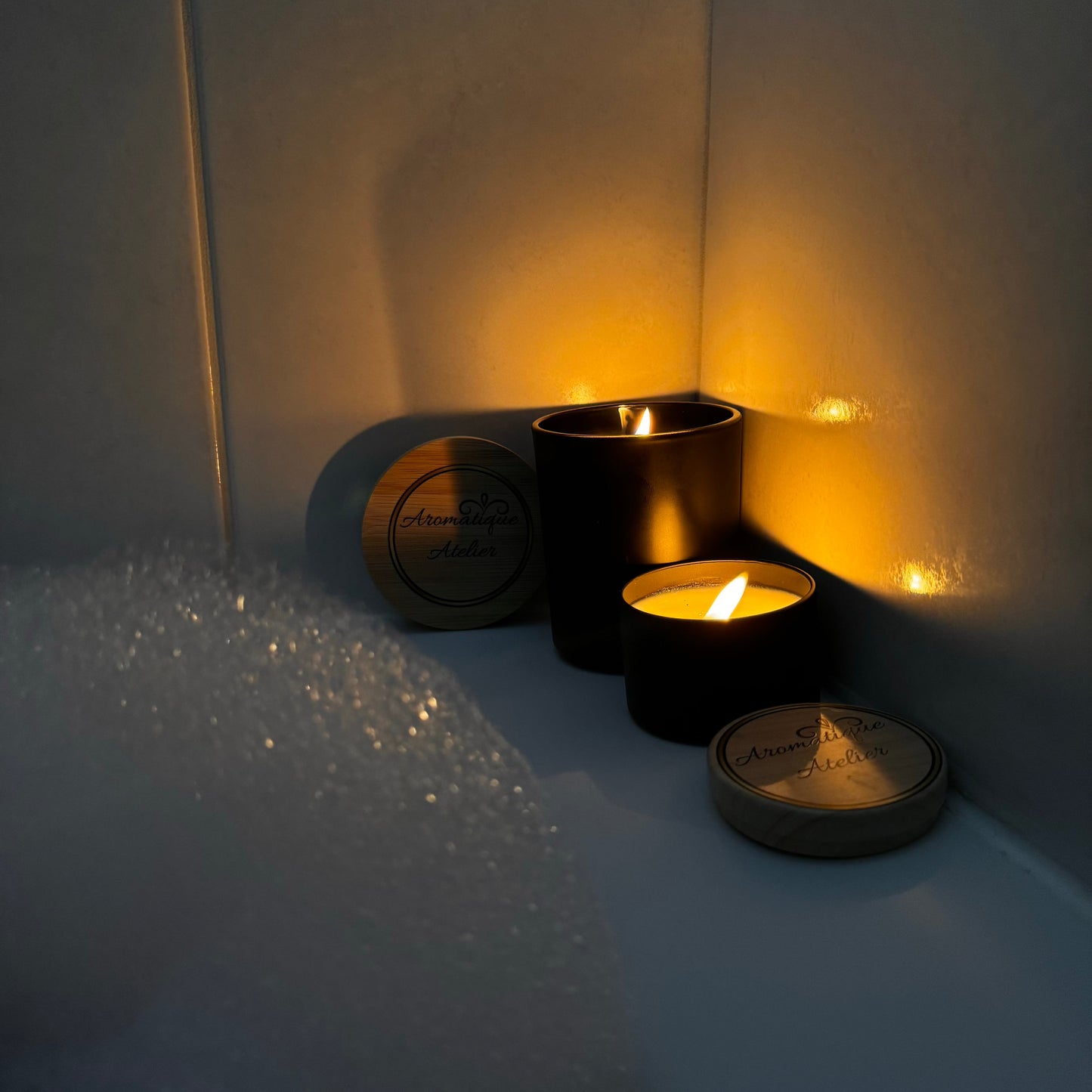 Luxury Inspired Candle Collection, designer fragrances, elegant scent, eco-friendly wax, warm ambiance.