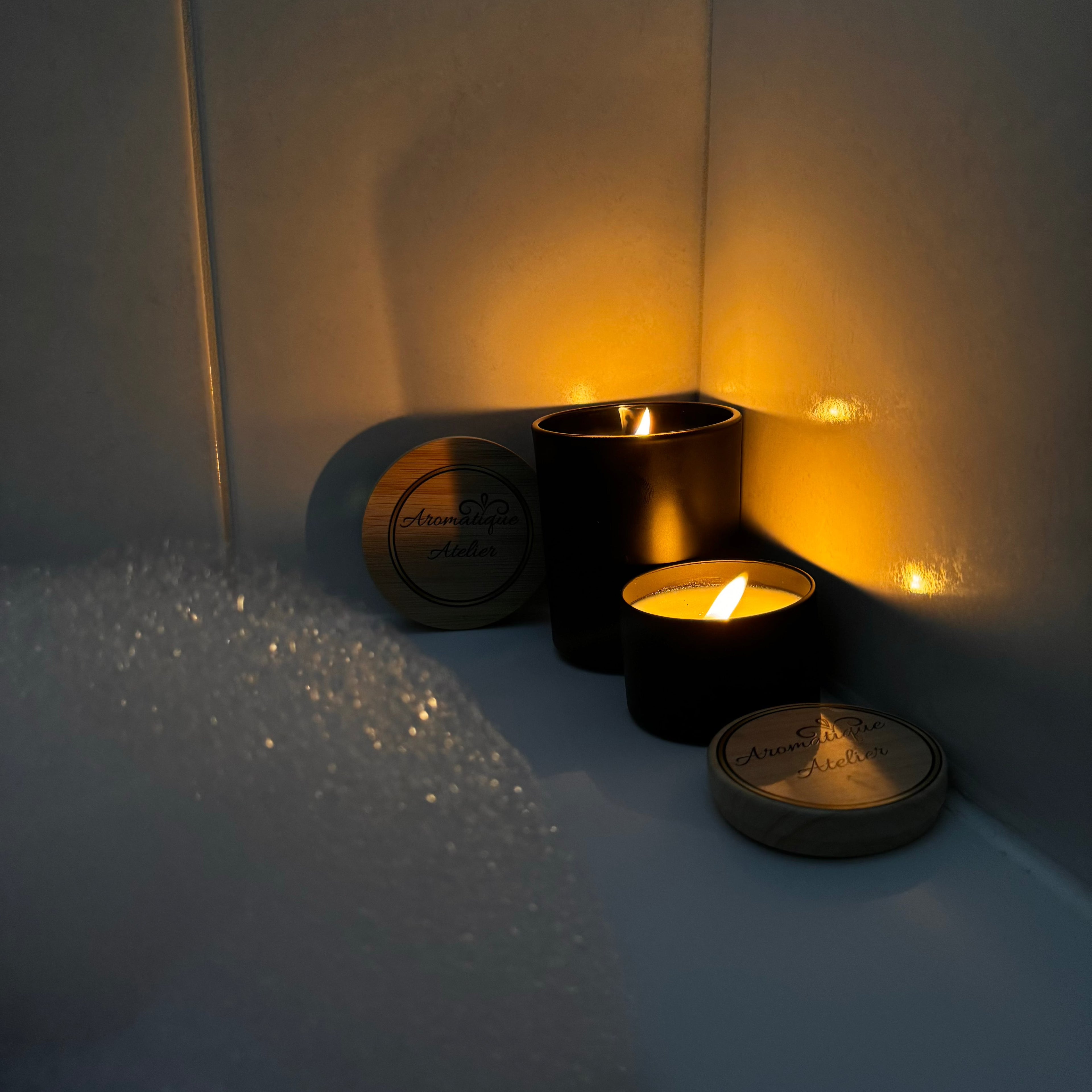 Luxury Inspired Candle Collection, designer fragrances, elegant scent, eco-friendly wax, warm ambiance.