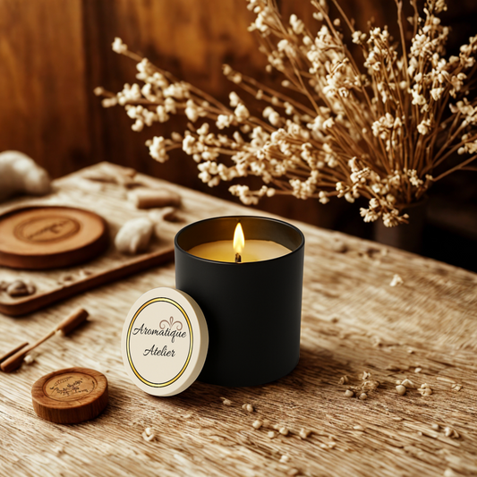 47+H Premium Kaars - Sandalwood Serenity