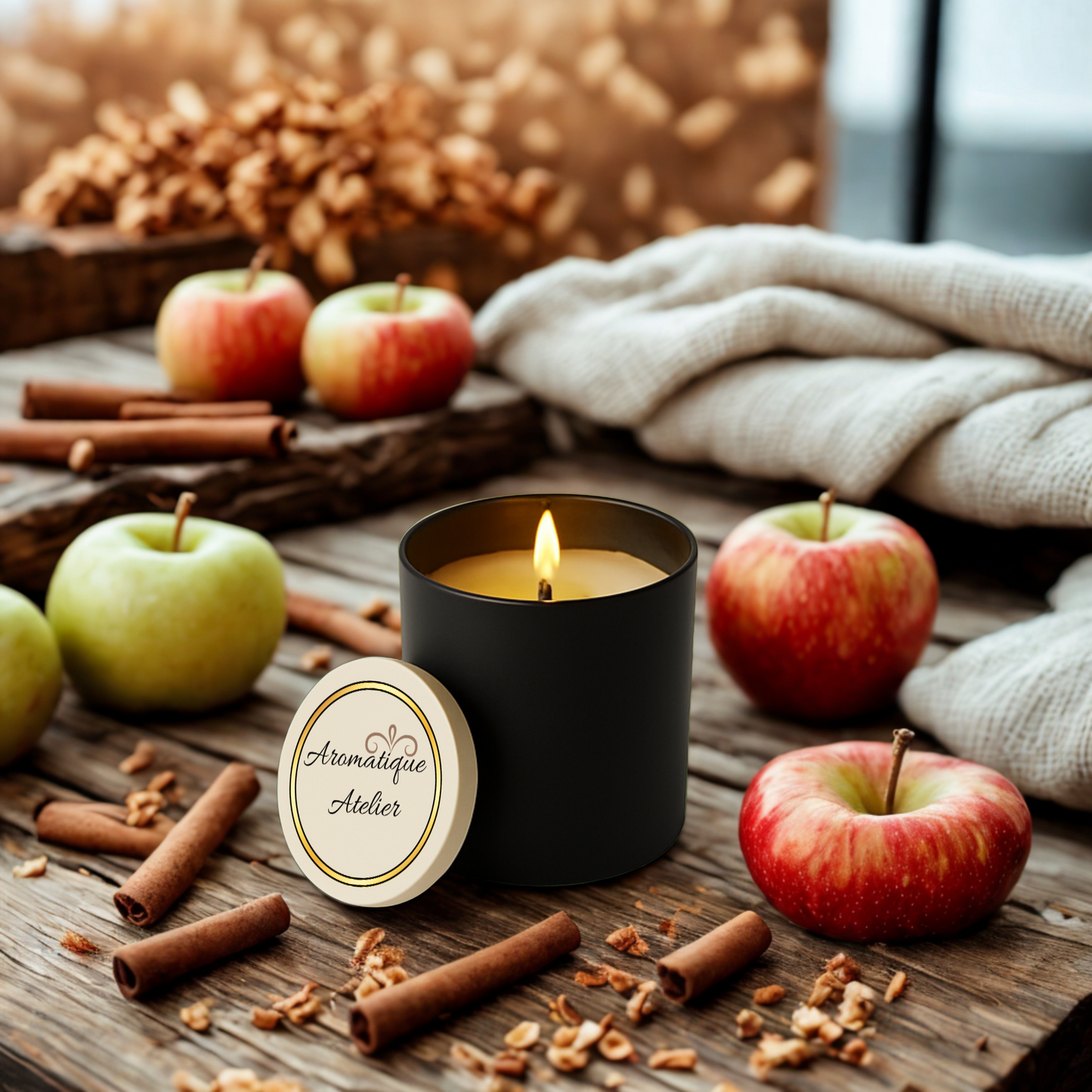 Premium Candle - Apple Cinnamon