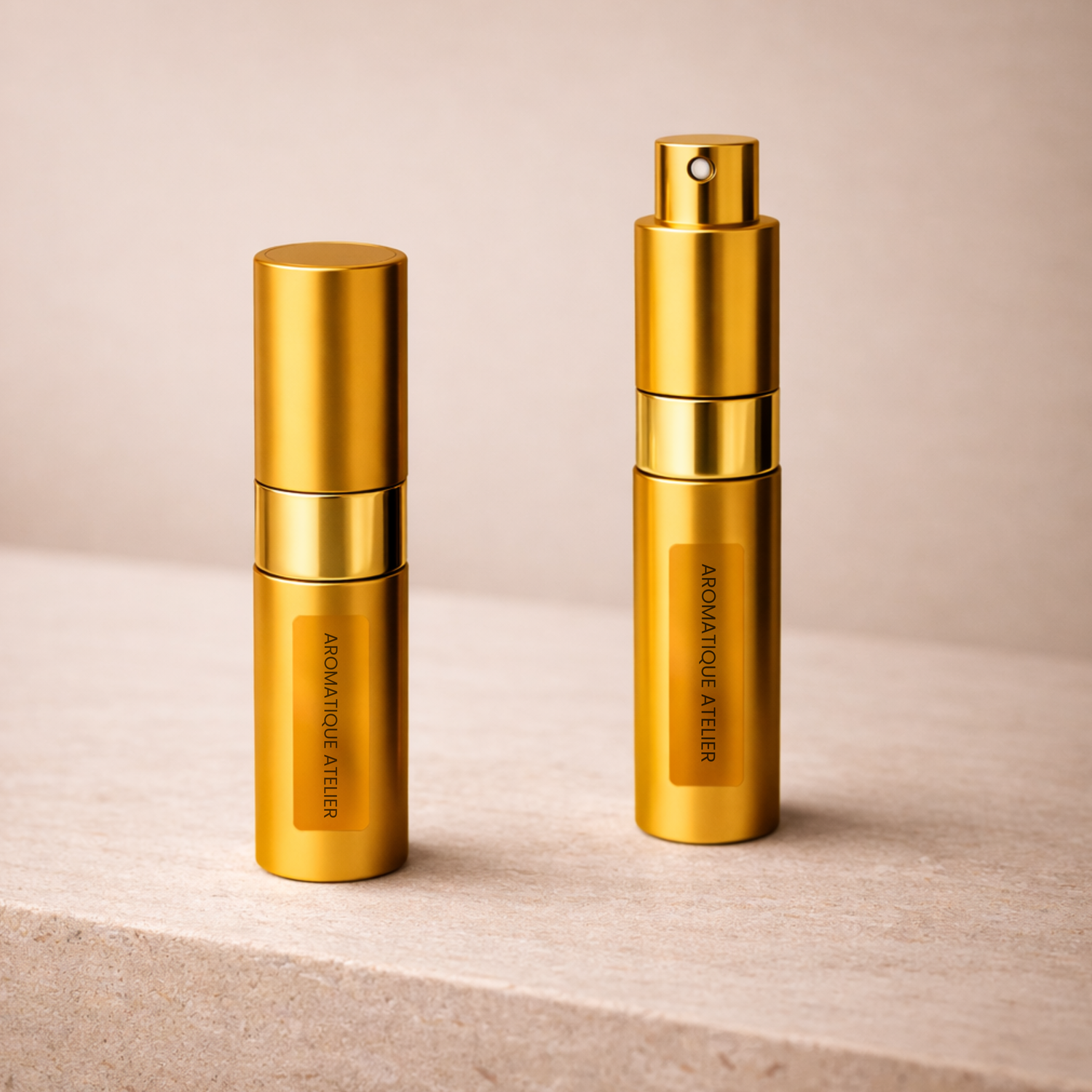 Compact 10ML refined scent parfum and car diffuser set for lasting fragrance on the go
