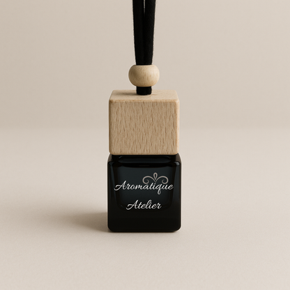 GL1 Tobacco Honey car perfume scent bottle with honeycomb background
